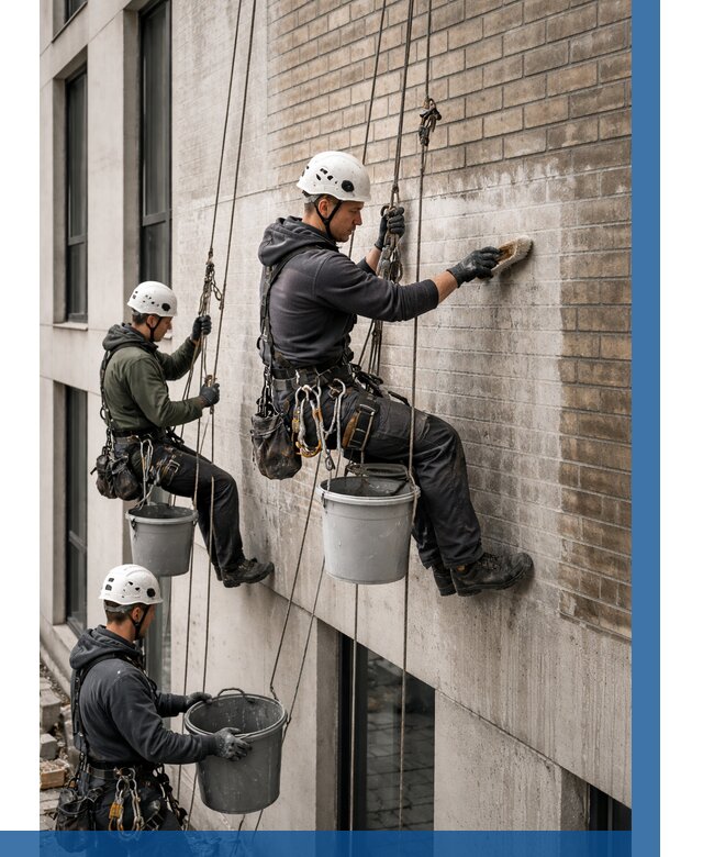 Удаление высолов с фасада в Волхове от 262 р. | ВЫСОТНИК-Влх