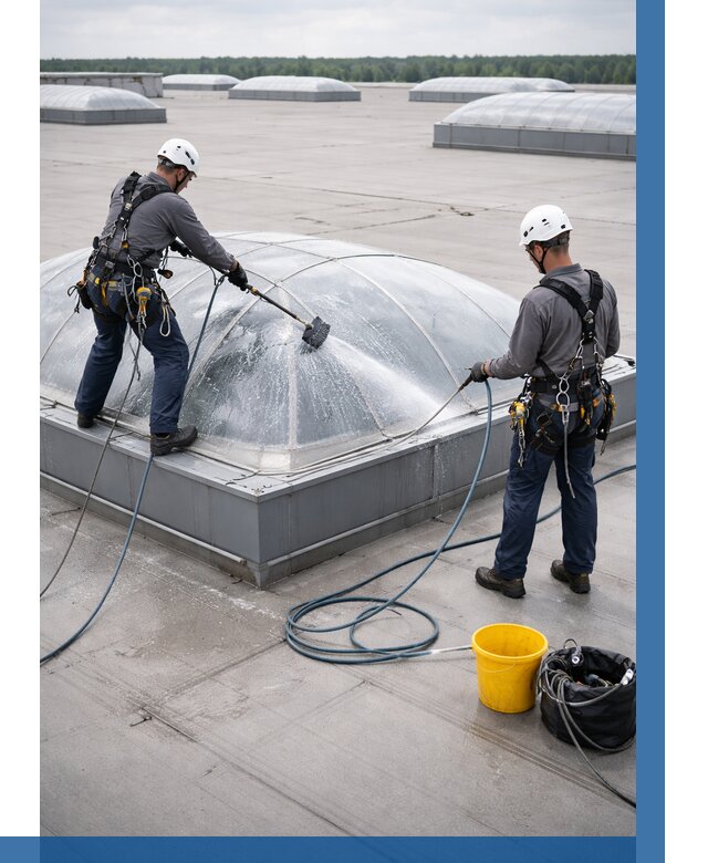 Мойка зенитных фонарей в Волхове, заказать от 4711 р. | ВЫСОТНИК-Влх