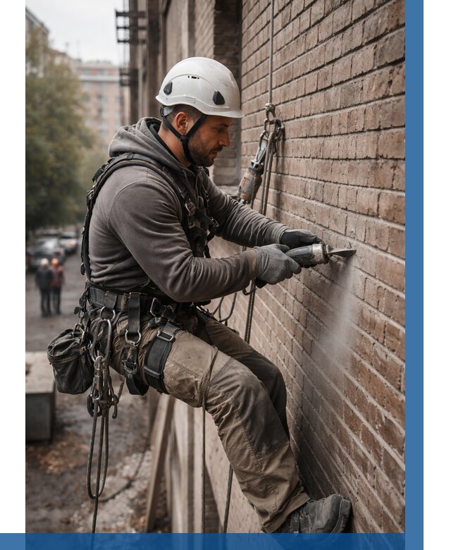 Расшивка кирпичных швов в Волхове от 628 р. | ВЫСОТНИК-Влх