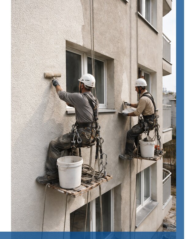 Нанесение короеда на фасад в Волхове от 471 р. | ВЫСОТНИК-Влх