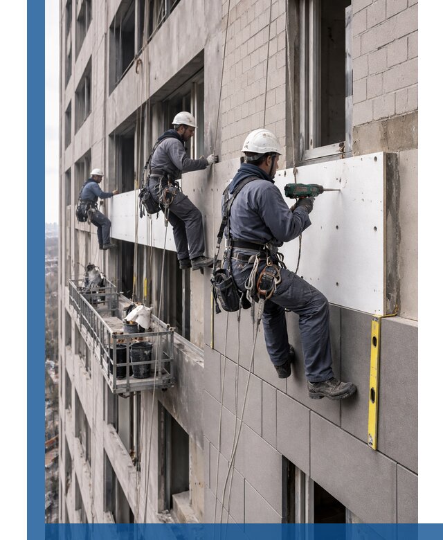 Монтаж фасадных термопанелей высокого качества в Волхове