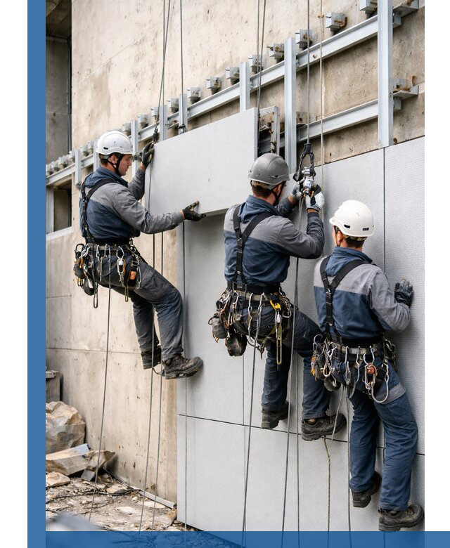 Монтаж вентилируемого фасада в Волхове под ключ с гарантией качества