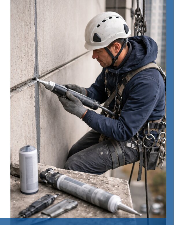 Вторичная герметизация швов в Волхове от 471 р. | ВЫСОТНИК-Влх