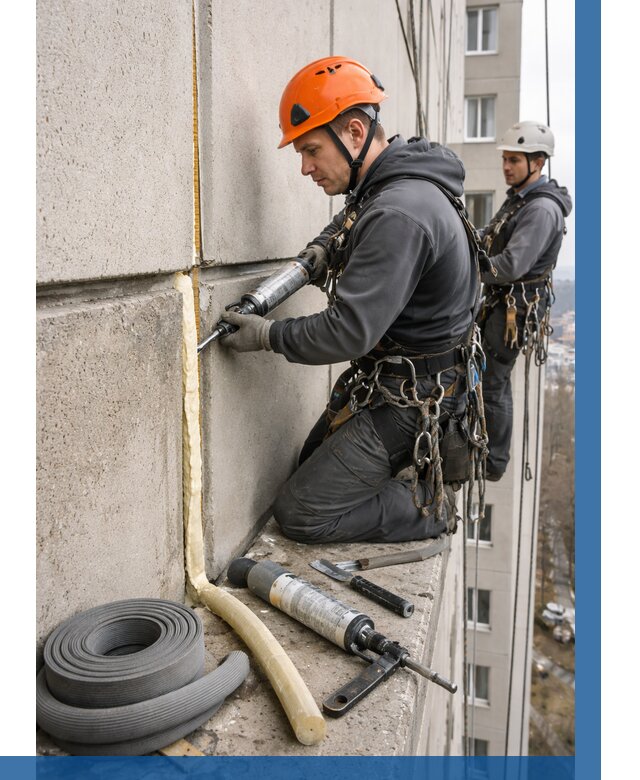 Теплый шов межпанельные швы в Волхове от 733 р. | ВЫСОТНИК-Влх