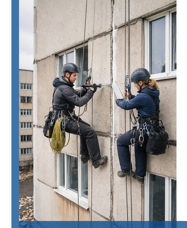 Герметизация межпанельных швов тёплым швом в Волхове