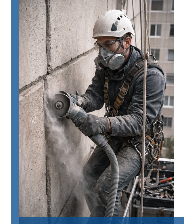 Штробление межпанельных швов в Волхове качественно и быстро