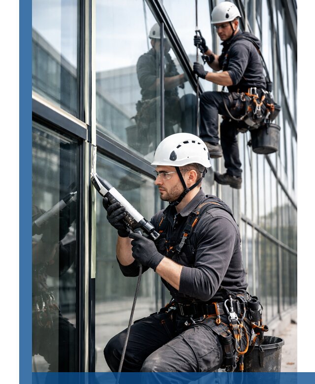 Герметизация витражных швов в Волхове для зданий и фасадов