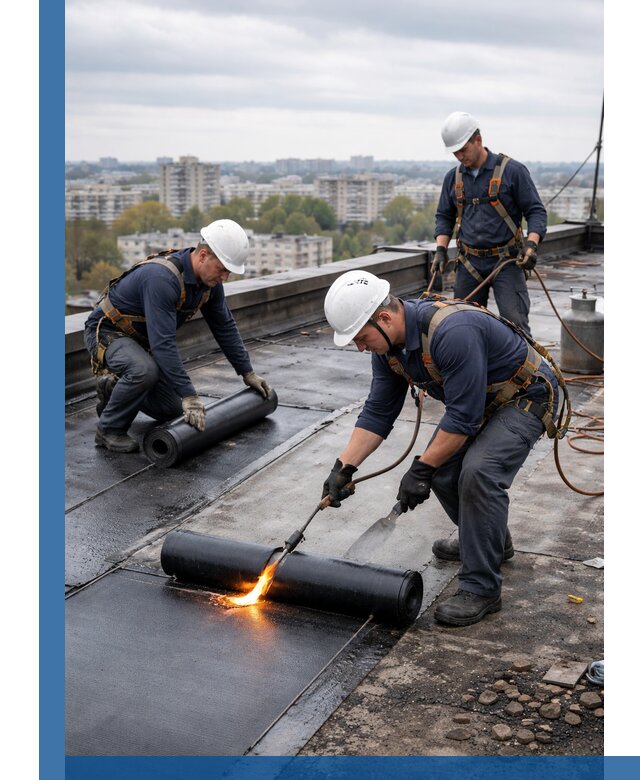 Ремонт наплавляемой кровли в Волхове качественно и надежно