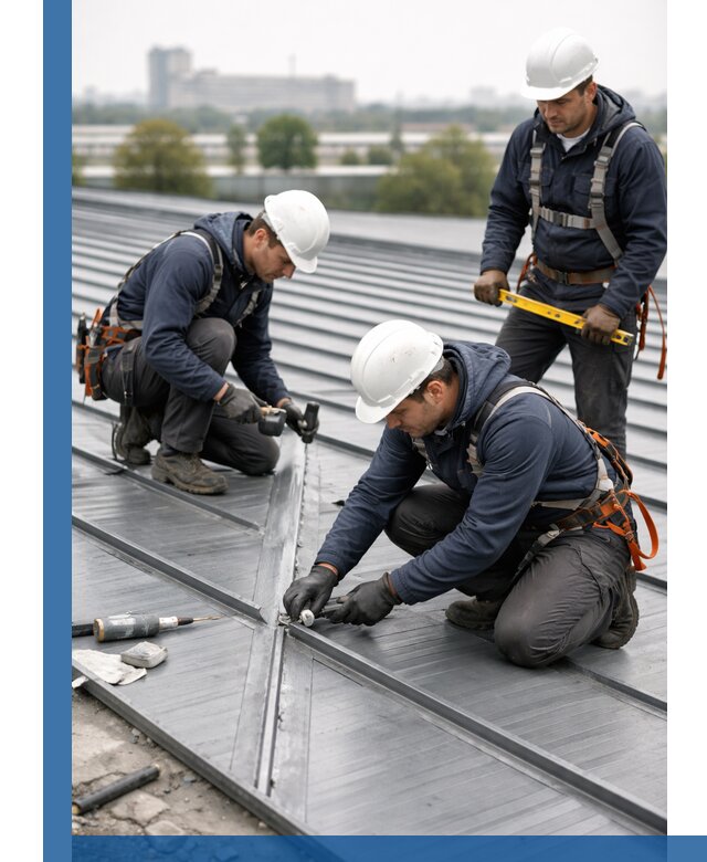 Ремонт фальцевой кровли в Волхове срочно и качественно