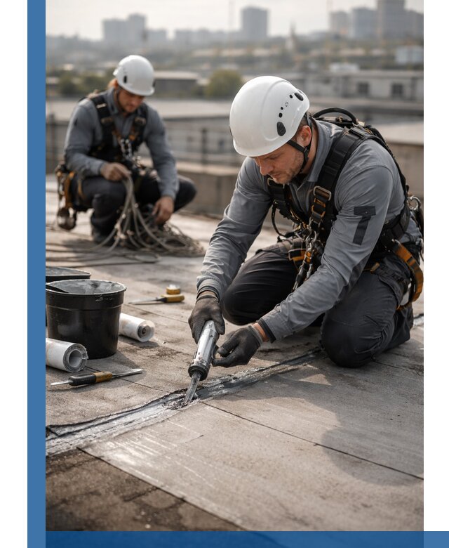 Аварийное и капитальное устранение протечек кровли в Волхове