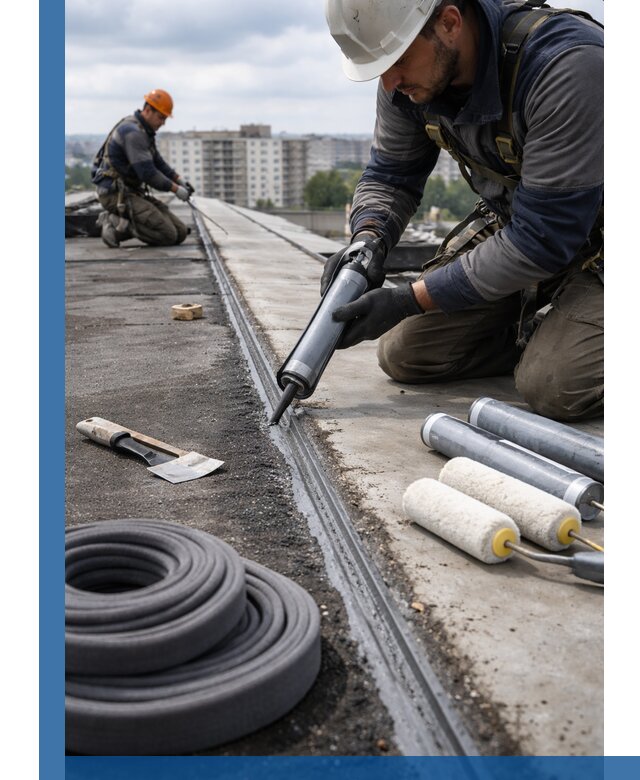 Герметизация швов кровли в Волхове с гарантией герметичности