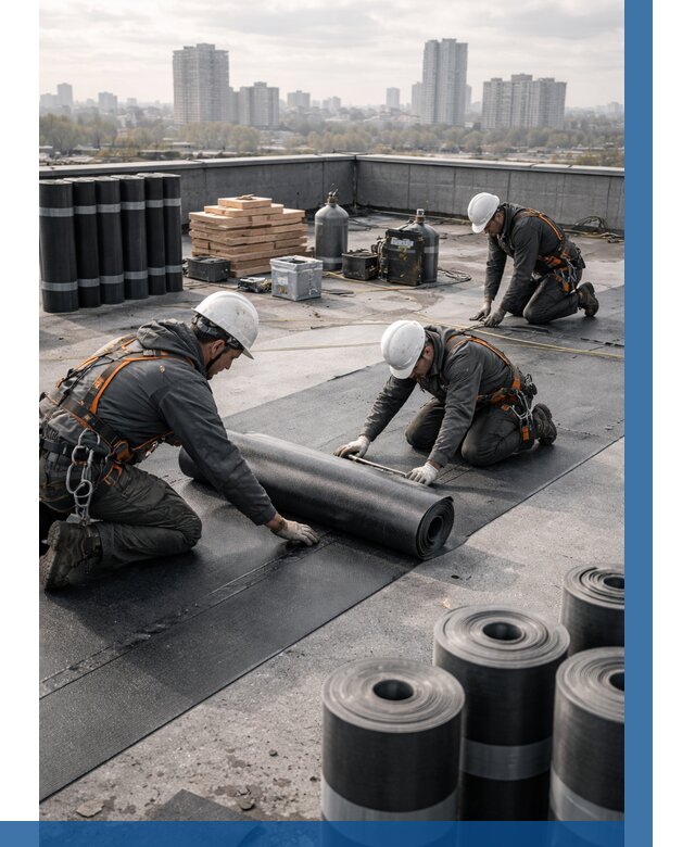 Монтаж мягкой кровли под ключ в Волхове от 471 р. | ВЫСОТНИК-Влх