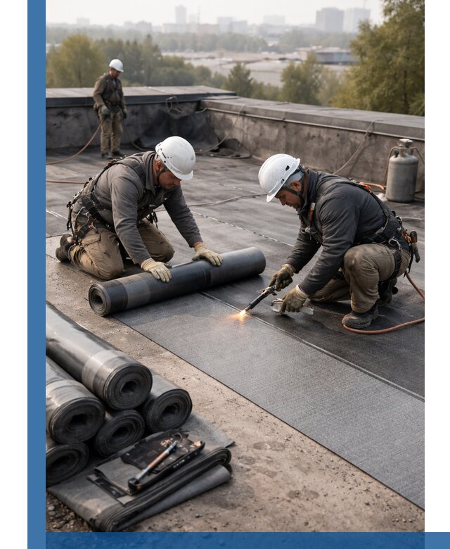 Монтаж мягкой кровли в Волхове профессионально и надежно