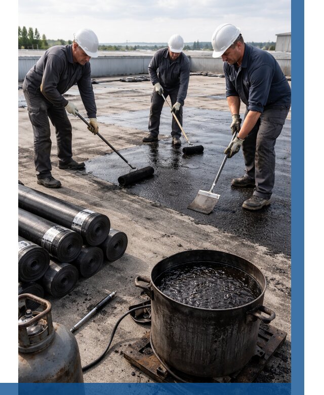 Гидроизоляция кровли мастикой в Волхове от 628 р. | ВЫСОТНИК-Влх