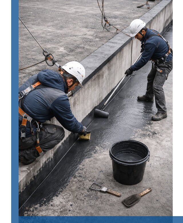 Гидроизоляция кровли жидкой резиной профессионально в Волхове