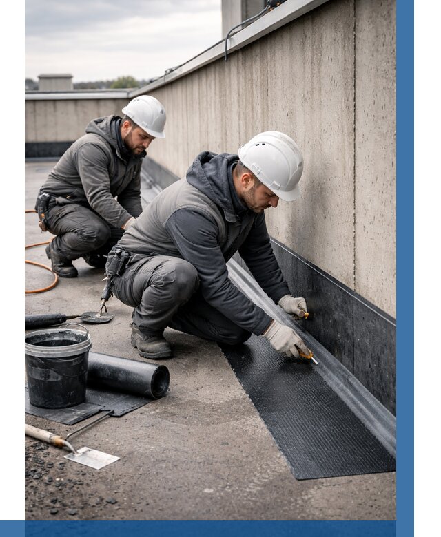 Гидроизоляция примыканий на кровле в Волхове от 942 р. | ВЫСОТНИК-Влх