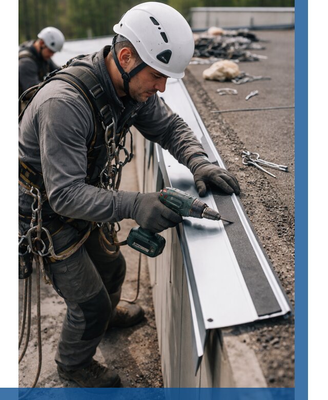 Монтаж капельника на кровле в Волхове от 314 р. | ВЫСОТНИК-Влх