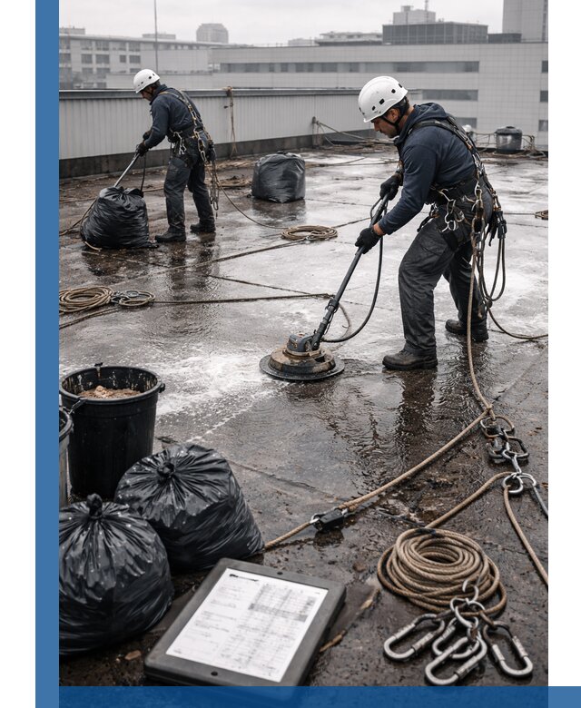 Плановая очистка кровли по графику в Волхове для безопасности