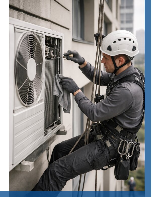 Обслуживание внешнего блока кондиционера в Волхове от 2826 р.ВЫСОТНИК-Влх