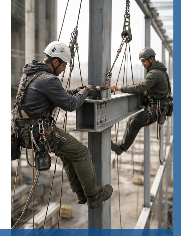 Монтаж металлоконструкций на высоте в Волхове от 3664 р. | ВЫСОТНИК-Влх