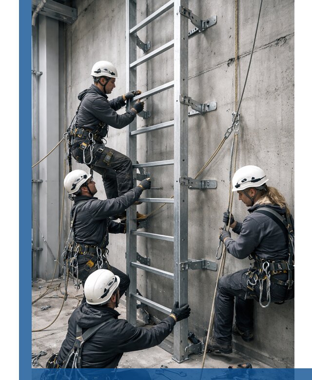 Монтаж металлических лестниц в Волхове под ключ со гарантией
