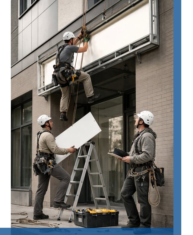 Монтаж светового короба в Волхове от 6804 р. | ВЫСОТНИК-Влх