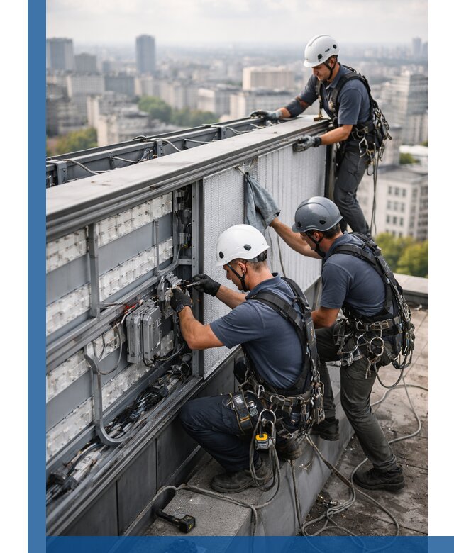 Профессиональное обслуживание крышной рекламы в Волхове под ключ