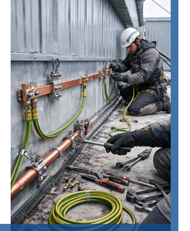 Монтаж заземления здания в Волхове от 26170 р. | ВЫСОТНИК-Влх