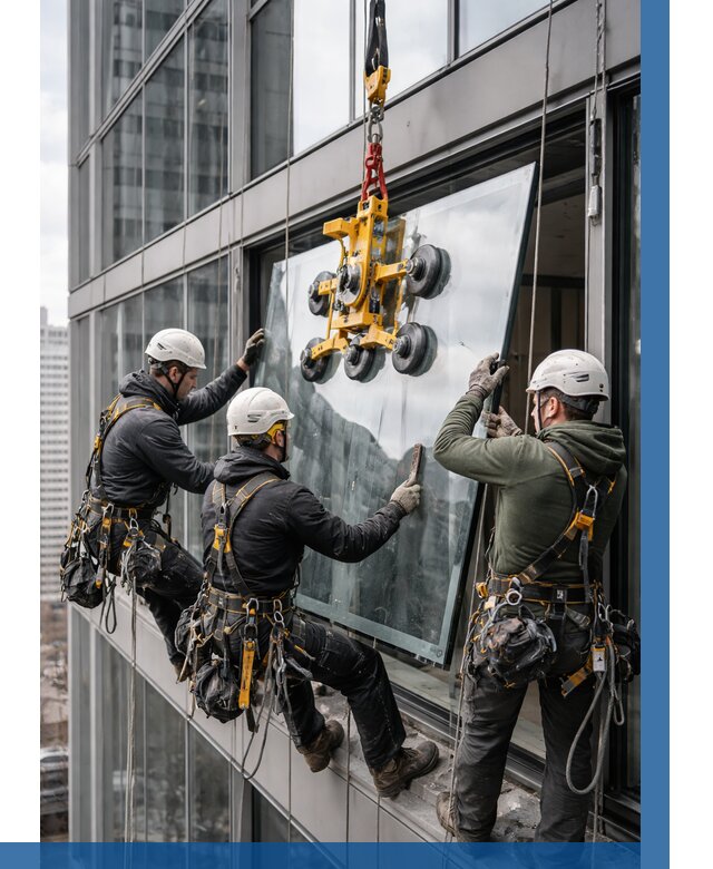 Фасадное остекление зданий под ключ в Волхове от 10468 р. | ВЫСОТНИК-Влх