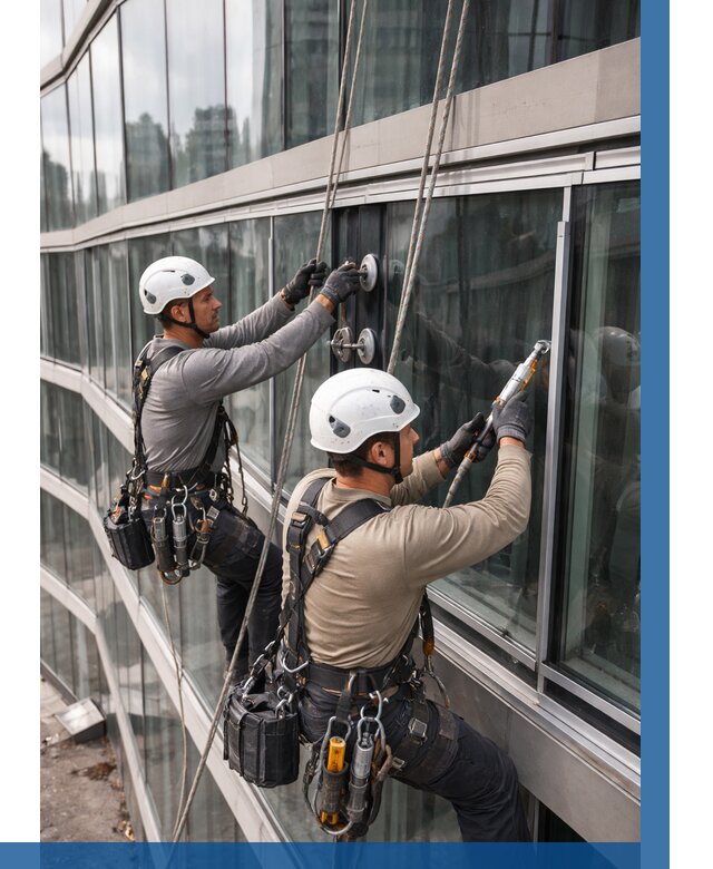 Радиусное остекление фасада в Волхове от 12562 р. | ВЫСОТНИК-Влх