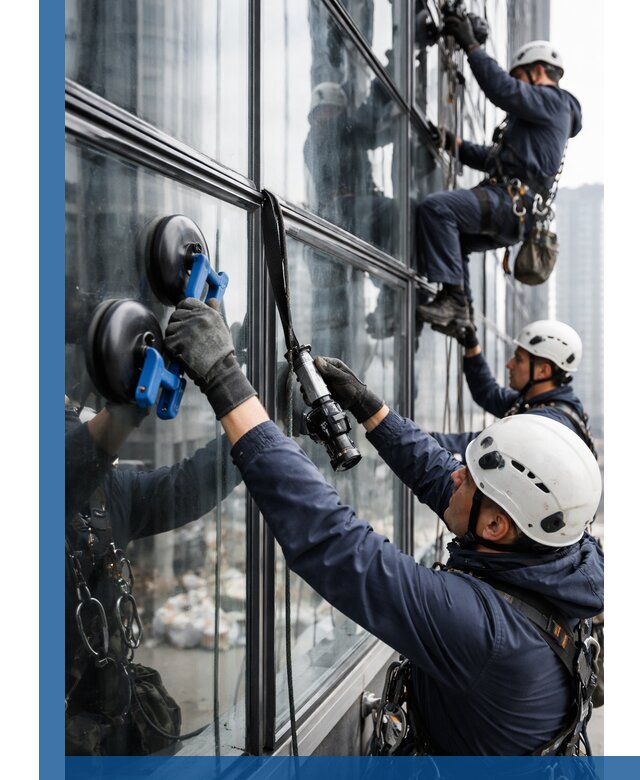 Радиусное остекление фасадов под ключ в Волхове с гарантиями