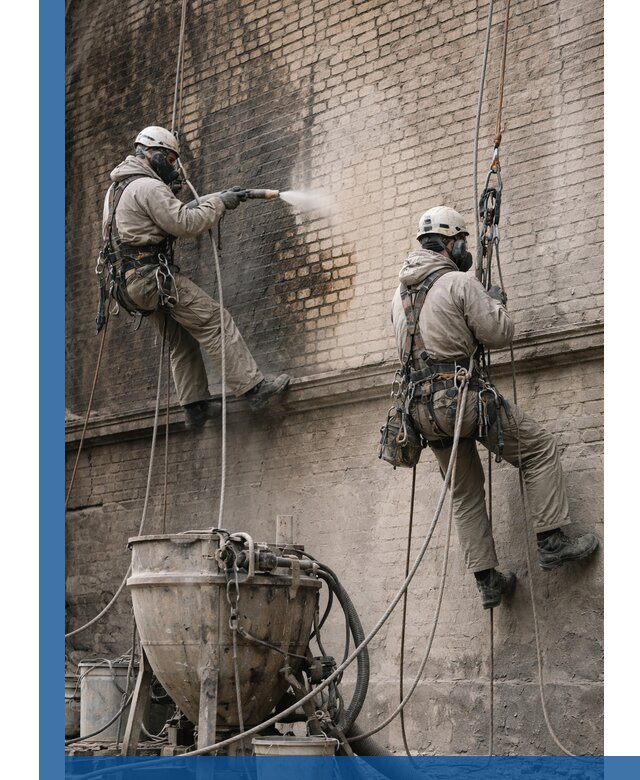 Пескоструйная очистка фасадов в Волхове профессионально