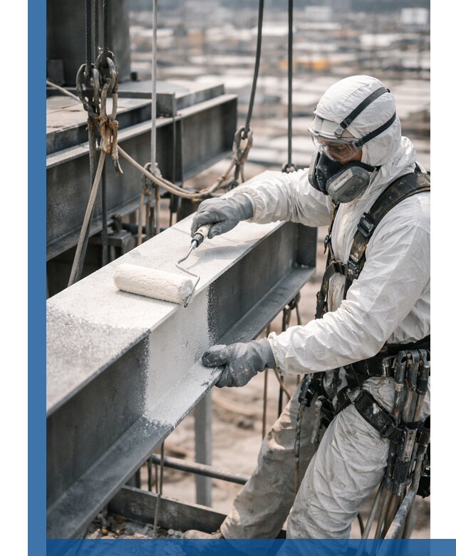 Профессиональная огнезащитная обработка металлоконструкций в Волхове