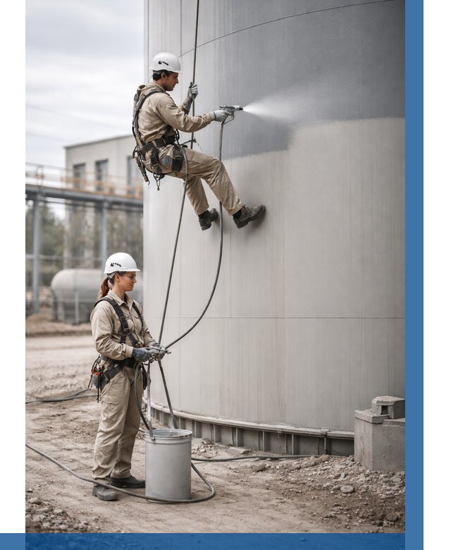 Покраска резервуаров в Волхове от 1256 р. | ВЫСОТНИК-Влх — заказать