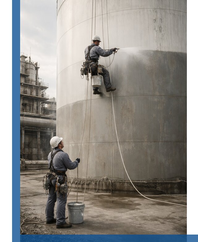 Покраска стальных резервуаров и емкостей в Волхове профессионально