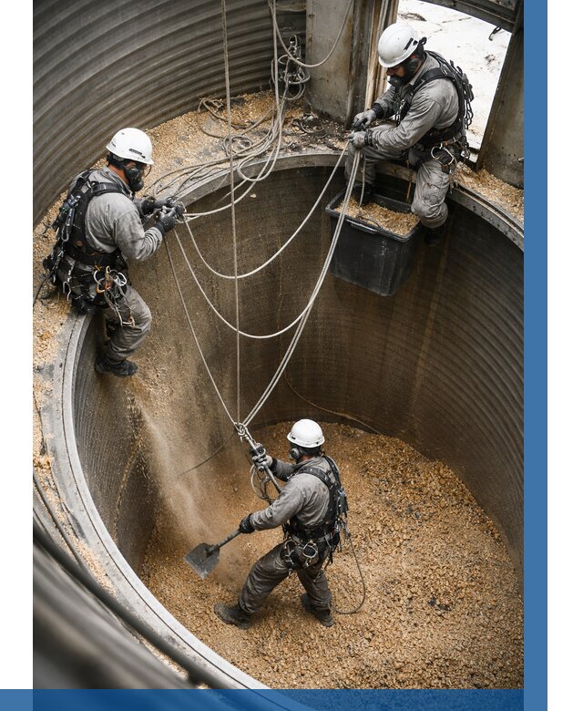 Чистка зерновых бункеров в Волхове от 12562 р. | ВЫСОТНИК-Влх