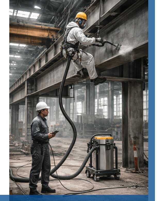 Обеспыливание конструкций в цехе в Волхове от 4397 р. | ВЫСОТНИК-Влх