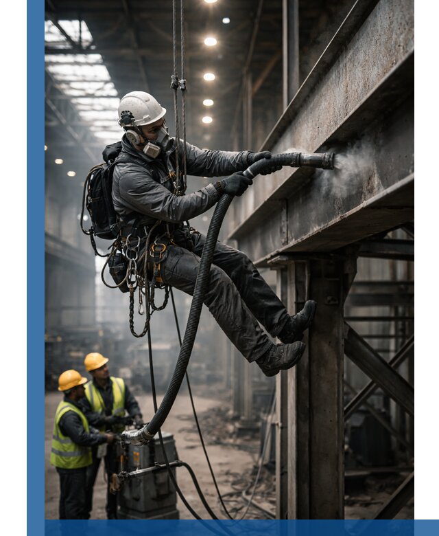 Обеспыливание конструкций в цехах промышленного производства в Волхове