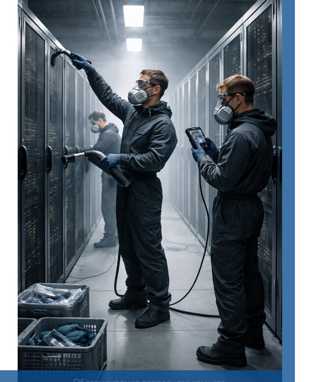 Обеспыливание серверной комнаты в Волхове от 4711 р. | ВЫСОТНИК-Влх