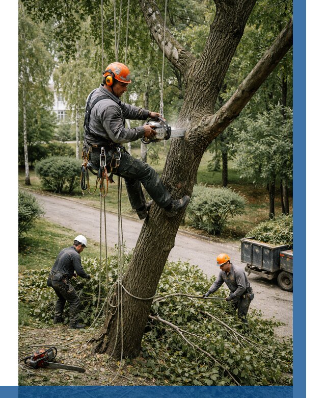 Кронирование деревьев в Волхове от 6804 р. | ВЫСОТНИК-Влх