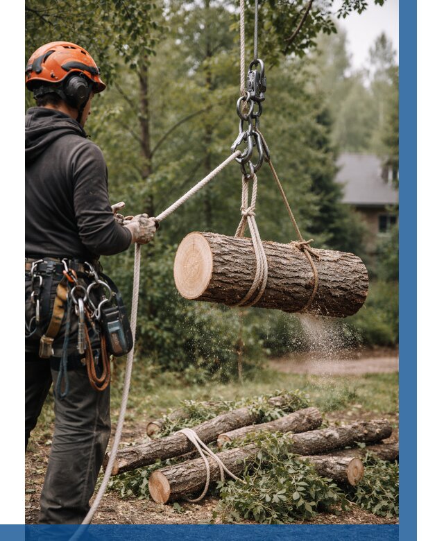 Валка деревьев частями в Волхове от 7851 р. | ВЫСОТНИК-Влх