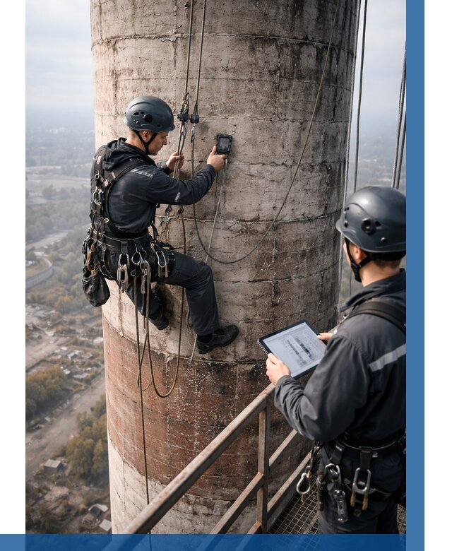 Обследование дымовой трубы в Волхове от 8374 р. | ВЫСОТНИК-Влх
